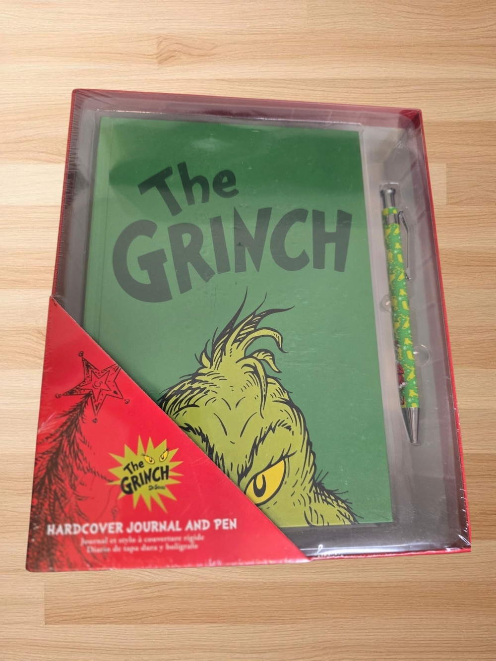 The Grinch Hardcover Journal & Pen Set – NWT